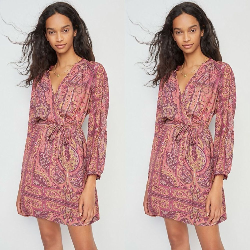 Anthropologie Odetta Mini Dress